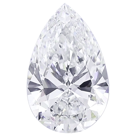 CVD 1 ct-30 ct D color VVS1 clarity, Excellent cut, IGI Certified pear lab-grown diamond