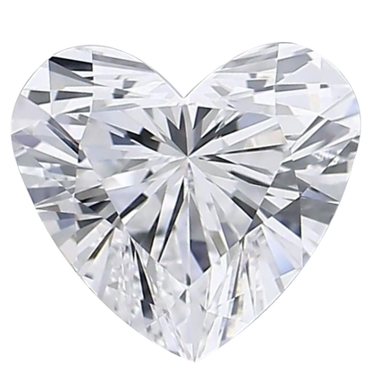 CVD 1 ct-30 ct D color VVS1 clarity, Excellent cut, IGI Certified heart lab-grown diamond