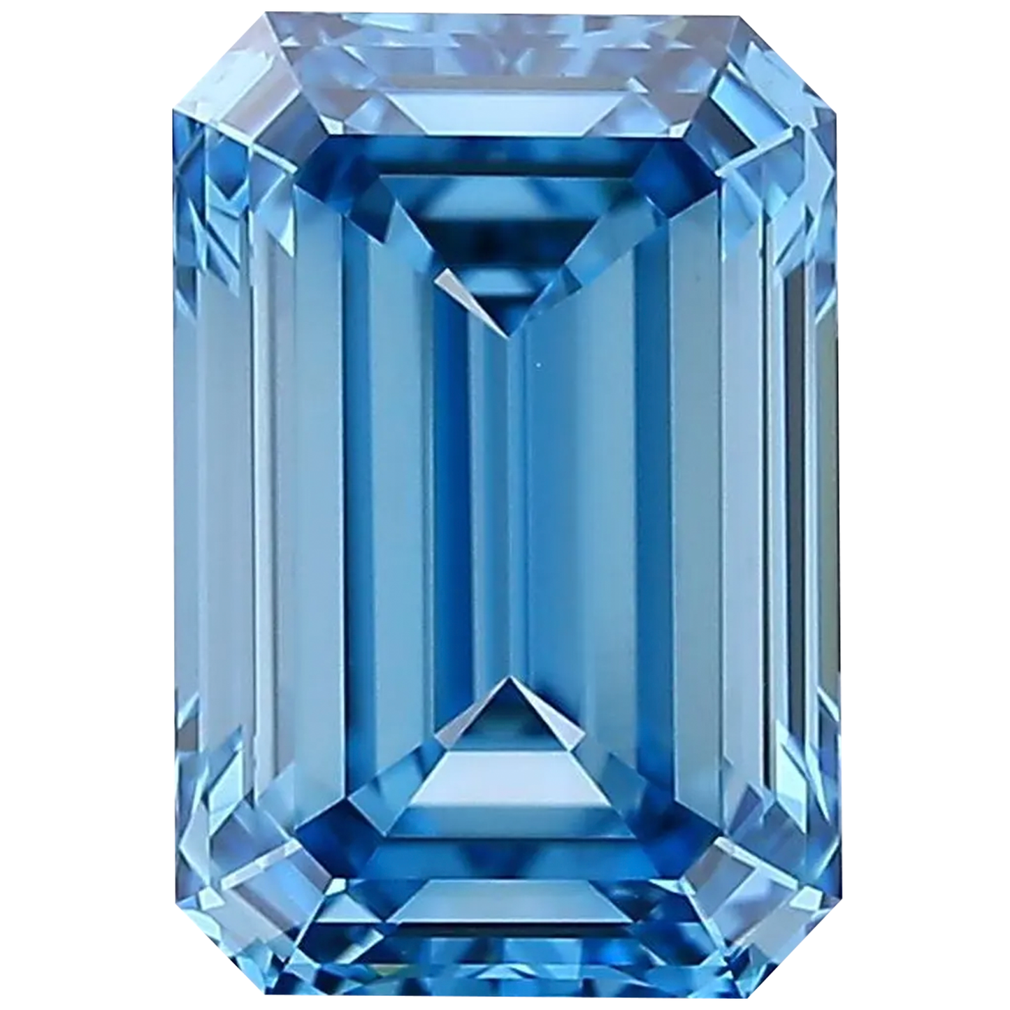 IGI Certified Emerald 1ct-10ct Blue Lab Grown Loose Diamond,Fancy intense-vivid color,vs-vvs clarity.
