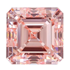 IGI Certified asscher 1ct-10ct Pink Lab Grown Loose Diamond,Fancy intense-vivid color,vs-vvs clarity.