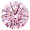 IGI Certified round 1ct-10ct Pink Lab Grown Loose Diamond,Fancy intense-vivid color,vs-vvs clarity.