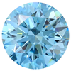 IGI Certified round 1ct-10ct Blue Lab Grown Loose Diamond,Fancy intense-vivid color,vs-vvs clarity.