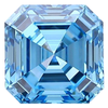 IGI Certified asscher 1ct-10ct Blue Lab Grown Loose Diamond,Fancy intense-vivid color,vs-vvs clarity.