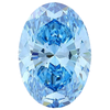IGI Certified oval 1ct-10ct Blue Lab Grown Loose Diamond,Fancy intense-vivid color,vs-vvs clarity.