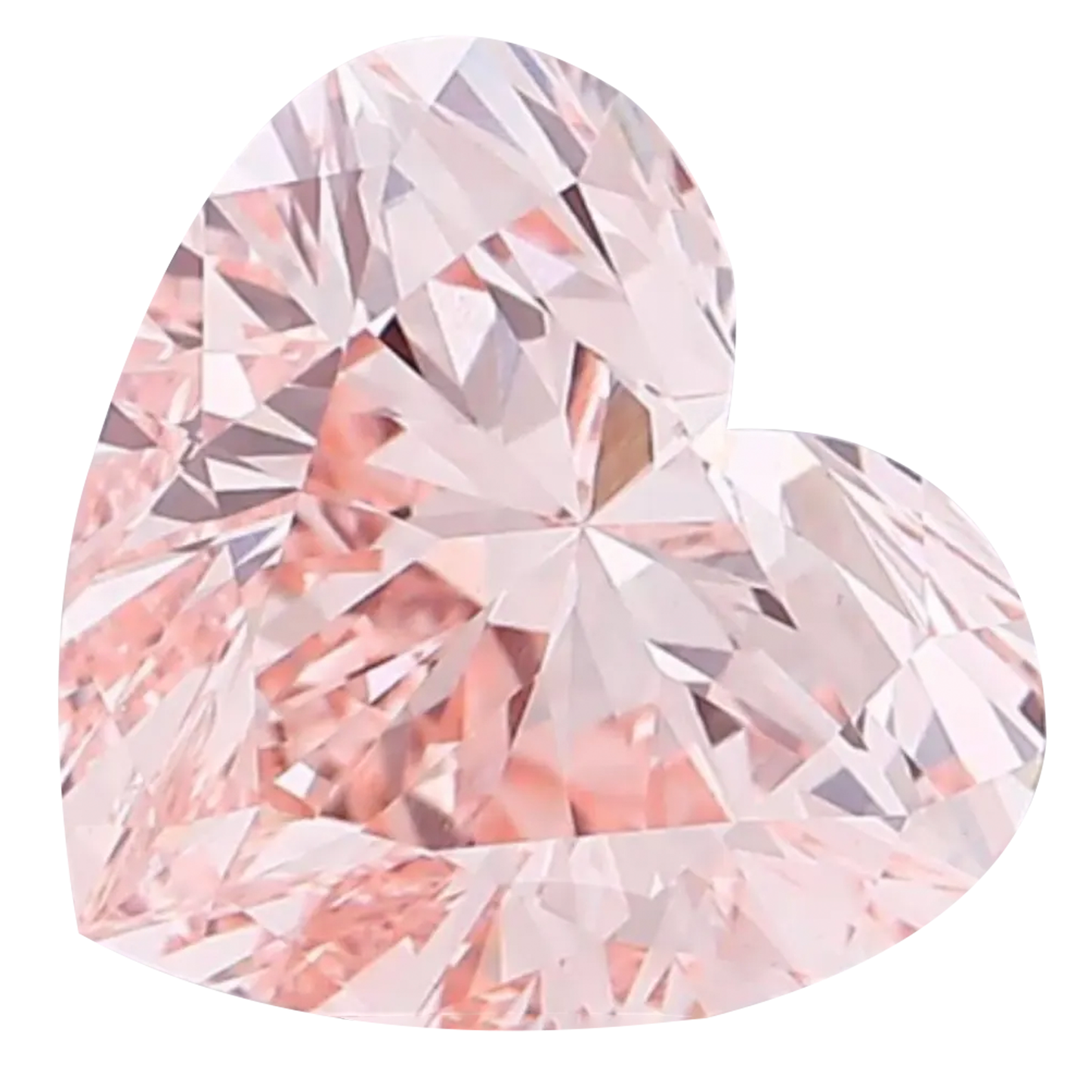IGI Certified heart 1ct-10ct Pink Lab Grown Loose Diamond,Fancy intense-vivid color,vs-vvs clarity.