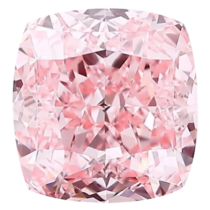 IGI Certified cushion 1ct-8ct Pink Lab Grown Loose Diamond,Fancy intense-vivid color,vs-vvs clarity.