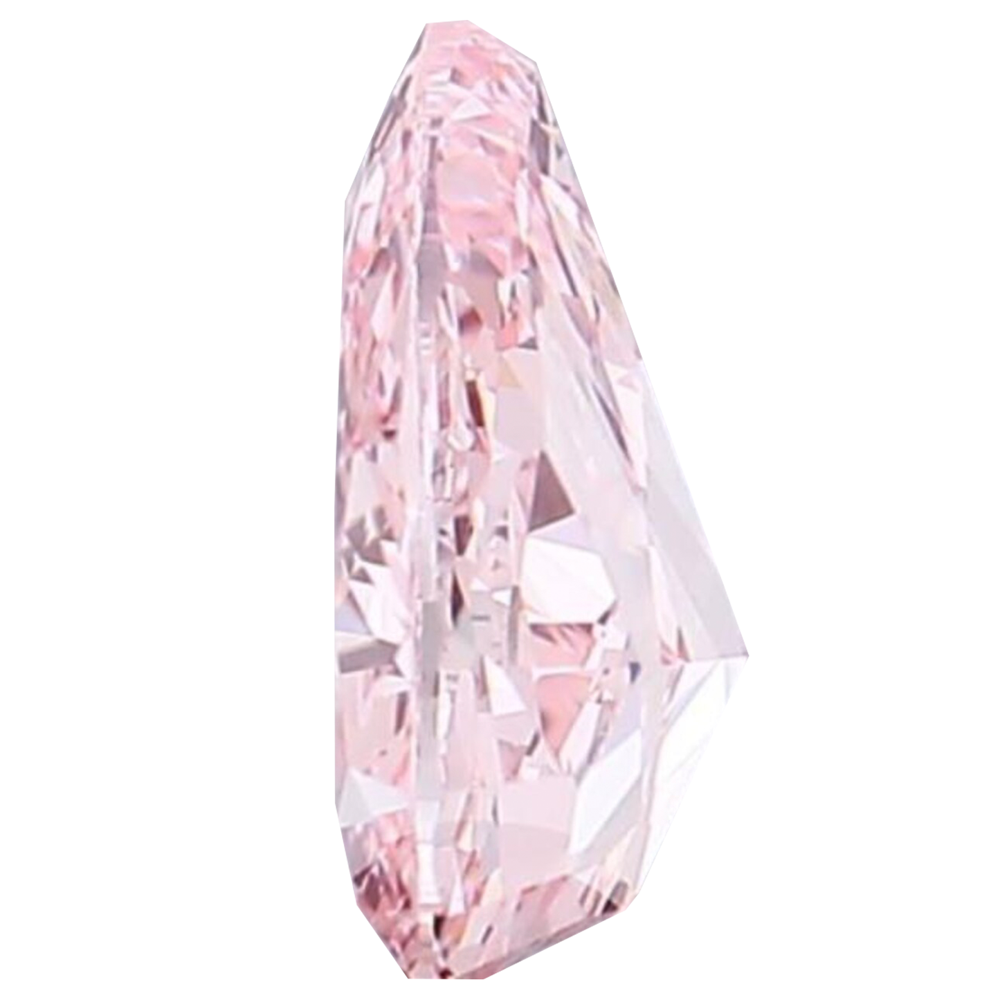 IGI Certified pear 1ct-10ct Pink Lab Grown Loose Diamond,Fancy intense-vivid color,vs-vvs clarity.