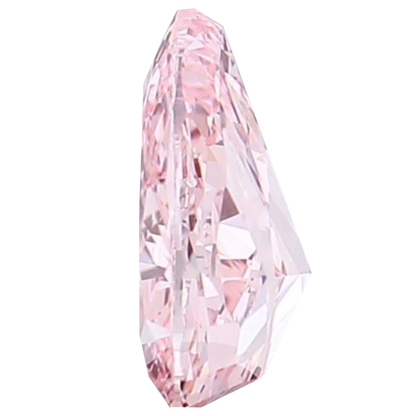 IGI Certified pear 1ct-10ct Pink Lab Grown Loose Diamond,Fancy intense-vivid color,vs-vvs clarity.