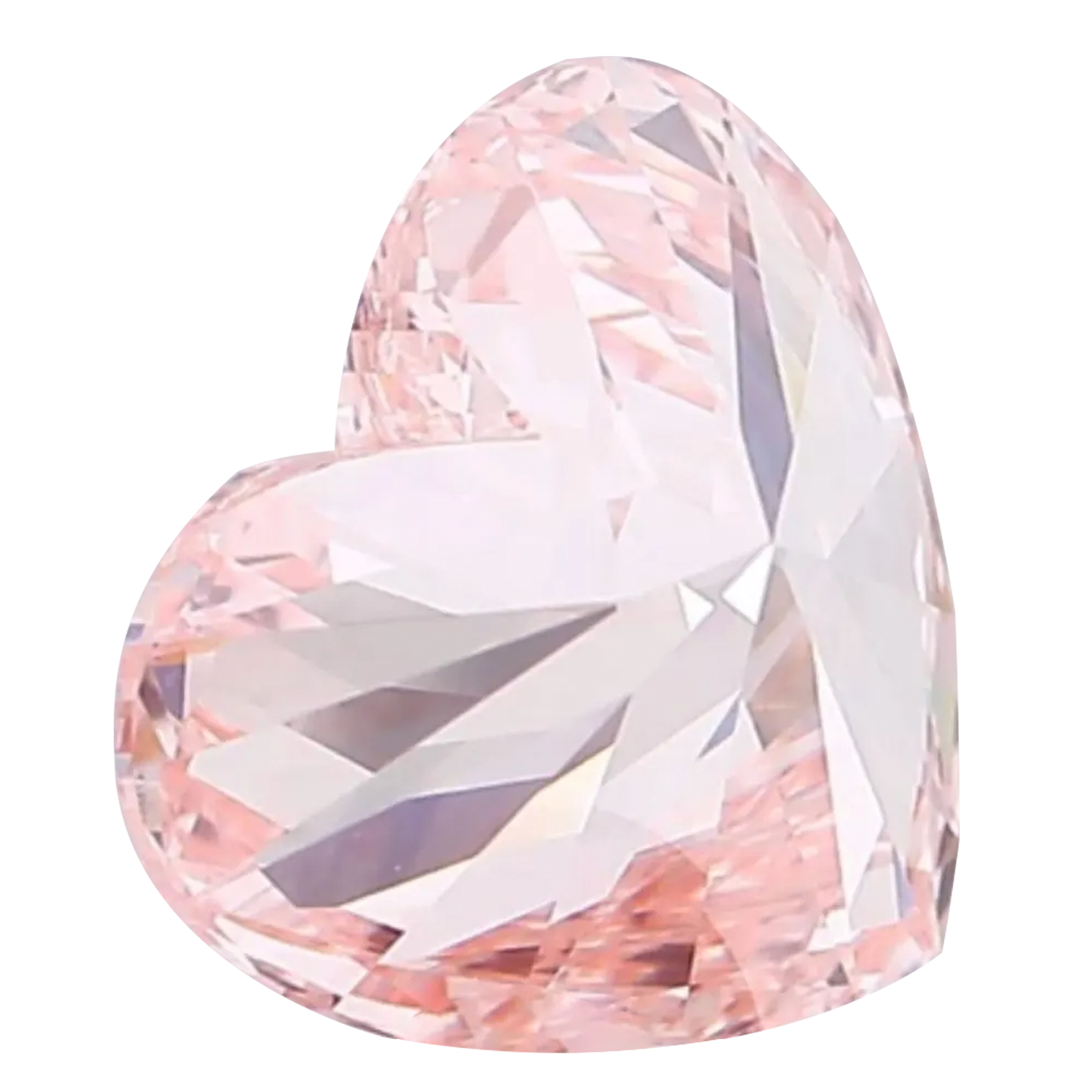 IGI Certified heart 1ct-10ct Pink Lab Grown Loose Diamond,Fancy intense-vivid color,vs-vvs clarity.
