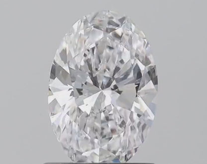CVD 1 ct-40 ct D color VVS1 clarity, Excellent cut, IGI Certified oval lab-grown diamond