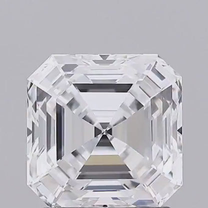 CVD 1 ct-30 ct D color VVS1 clarity, Excellent cut, IGI Certified asscher lab-grown diamond