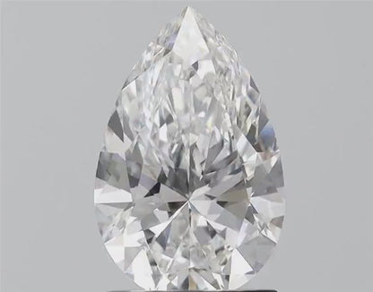 CVD 1 ct-30 ct D color VVS1 clarity, Excellent cut, IGI Certified pear lab-grown diamond