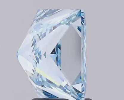 IGI Certified princess 1ct-10ct Blue Lab Grown Loose Diamond,Fancy intense-vivid color,vs-vvs clarity.