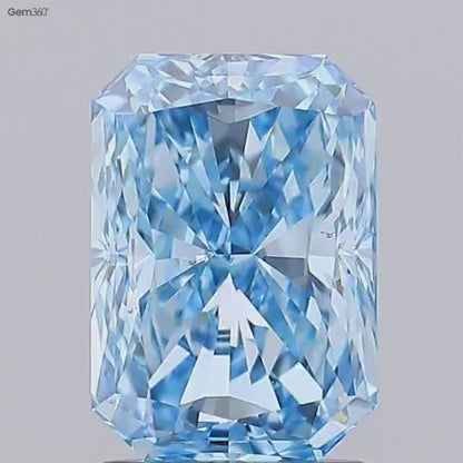 IGI Certified radiant 1ct-10ct Blue Lab Grown Loose Diamond,Fancy intense-vivid color,vs-vvs clarity.