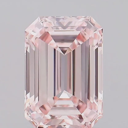IGI Certified emerald 1ct-10ct Pink Lab Grown Loose Diamond,Fancy intense-vivid color,vs-vvs clarity.
