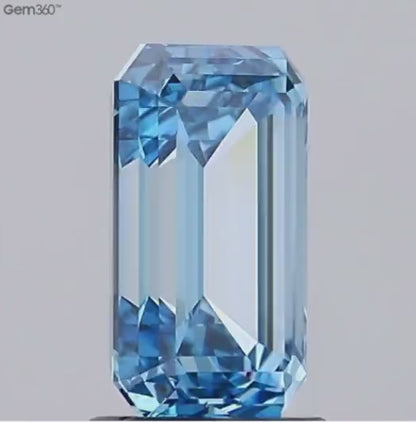 IGI Certified Emerald 1ct-10ct Blue Lab Grown Loose Diamond,Fancy intense-vivid color,vs-vvs clarity.